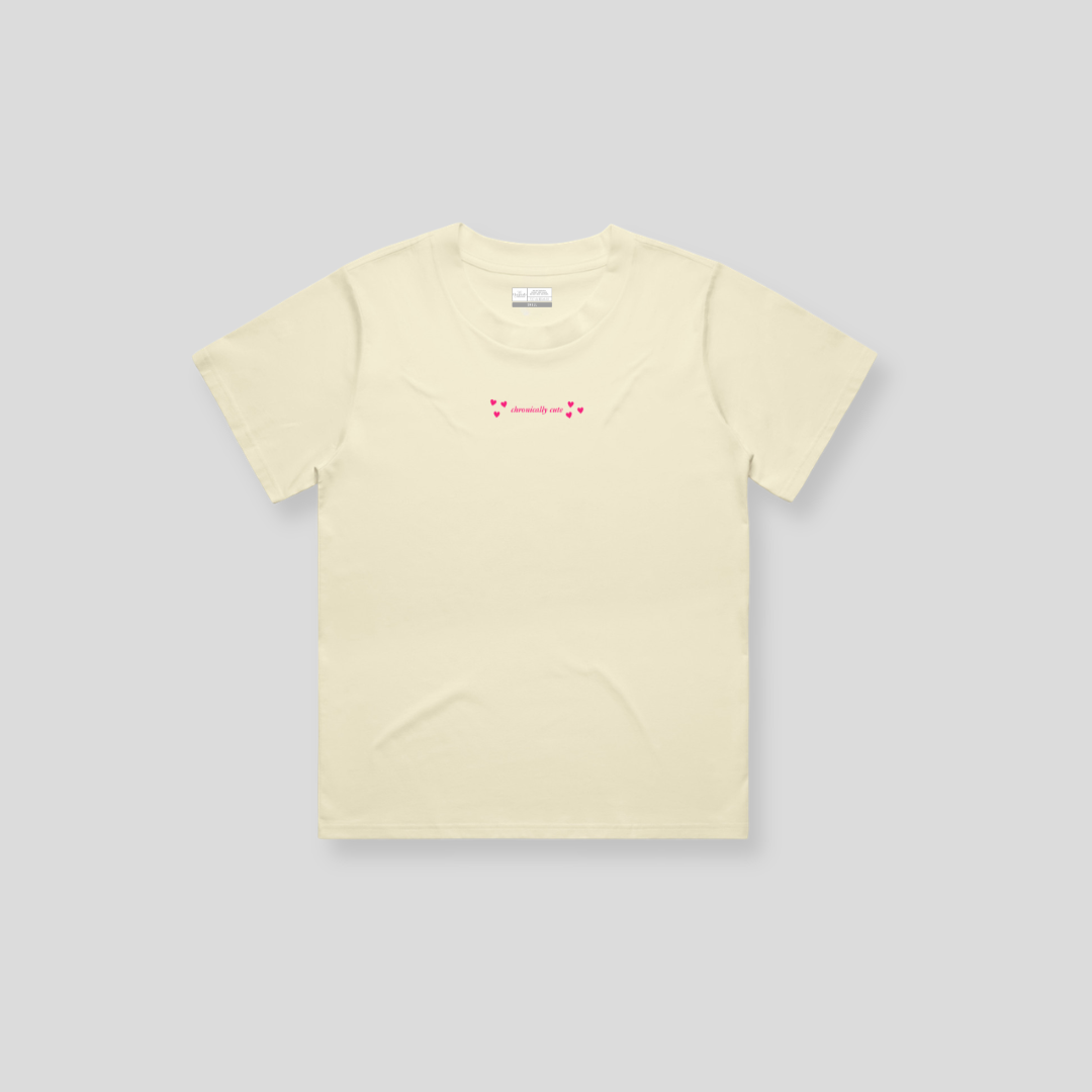 Chronically Cute Tee (Yellow)