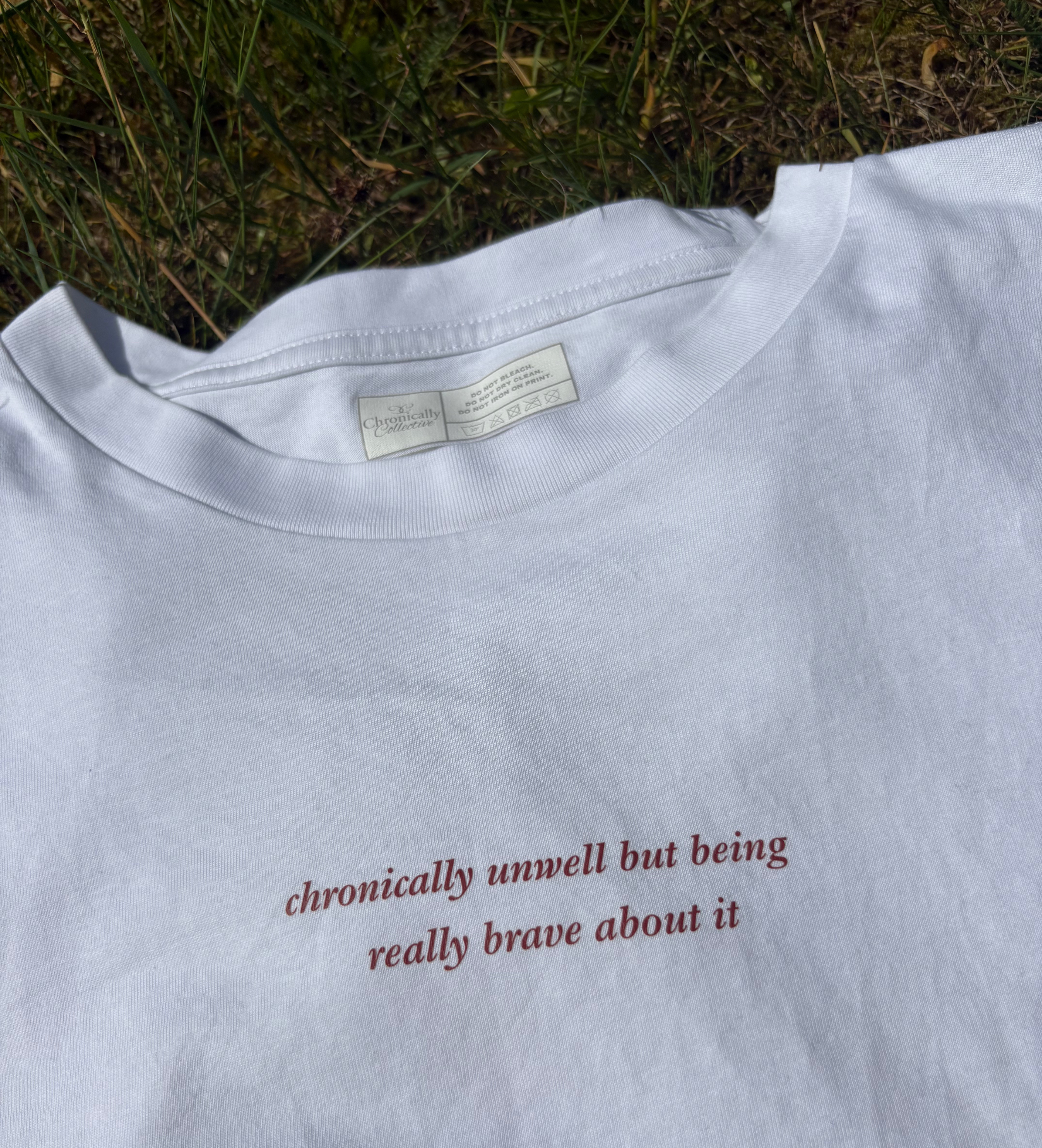 Chronically Unwell Tee (White)