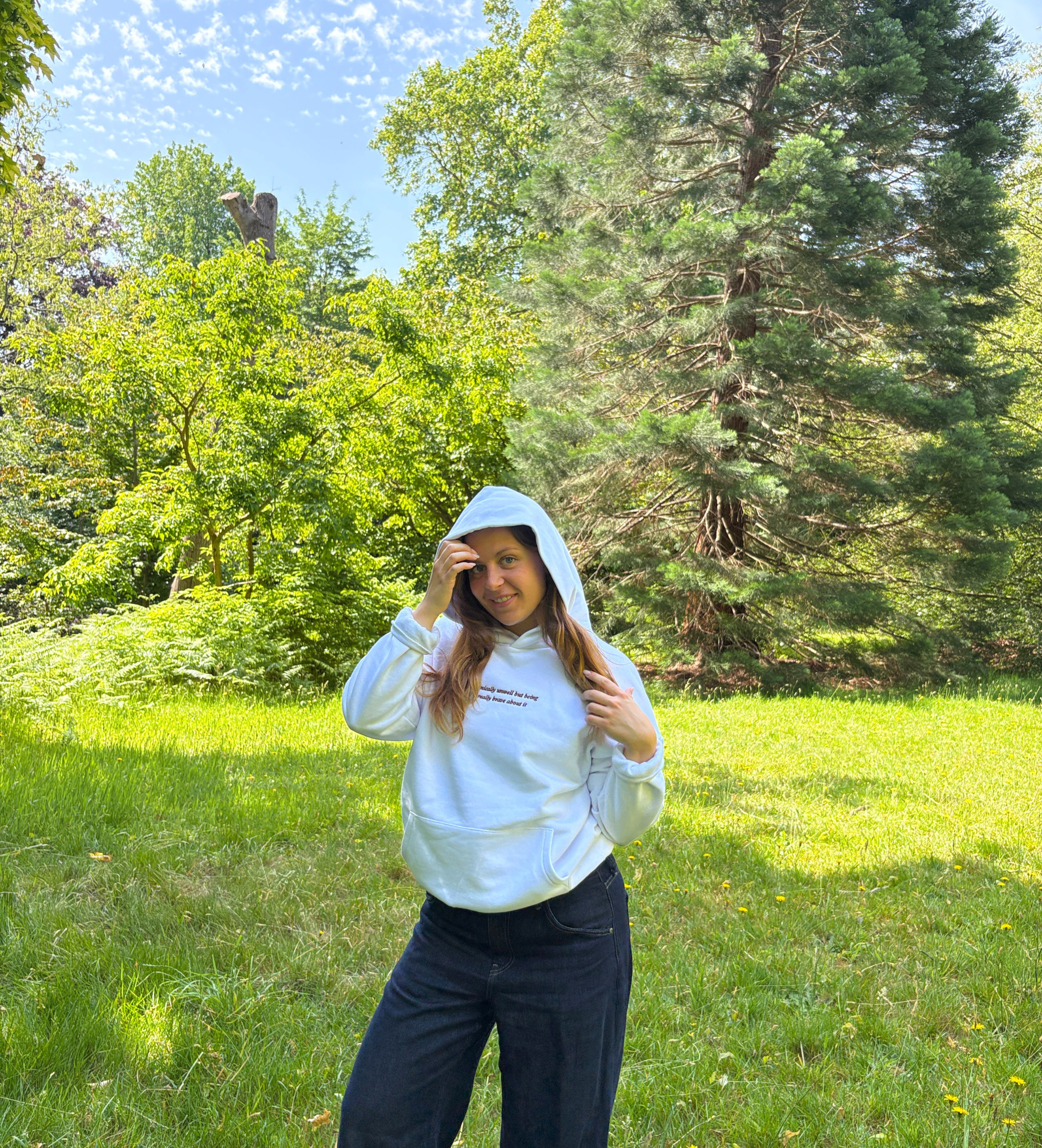 Chronically Unwell Hoodie (White)