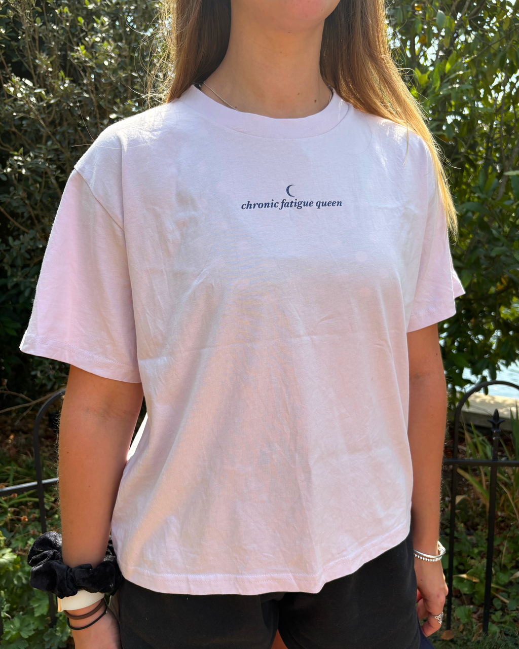 Chronic Fatigue Queen Tee (Lilac)