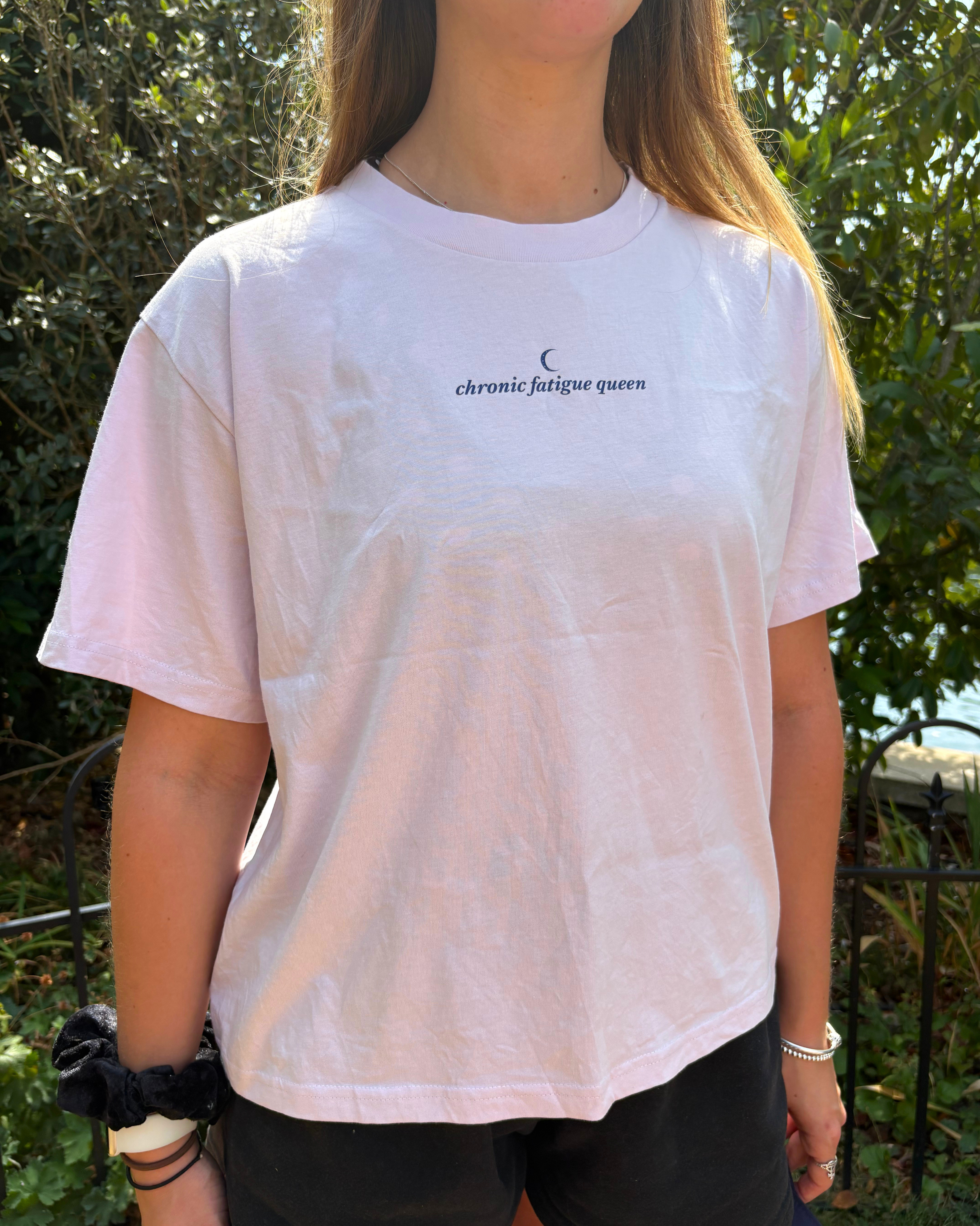 Chronic Fatigue Queen Tee (Lilac)