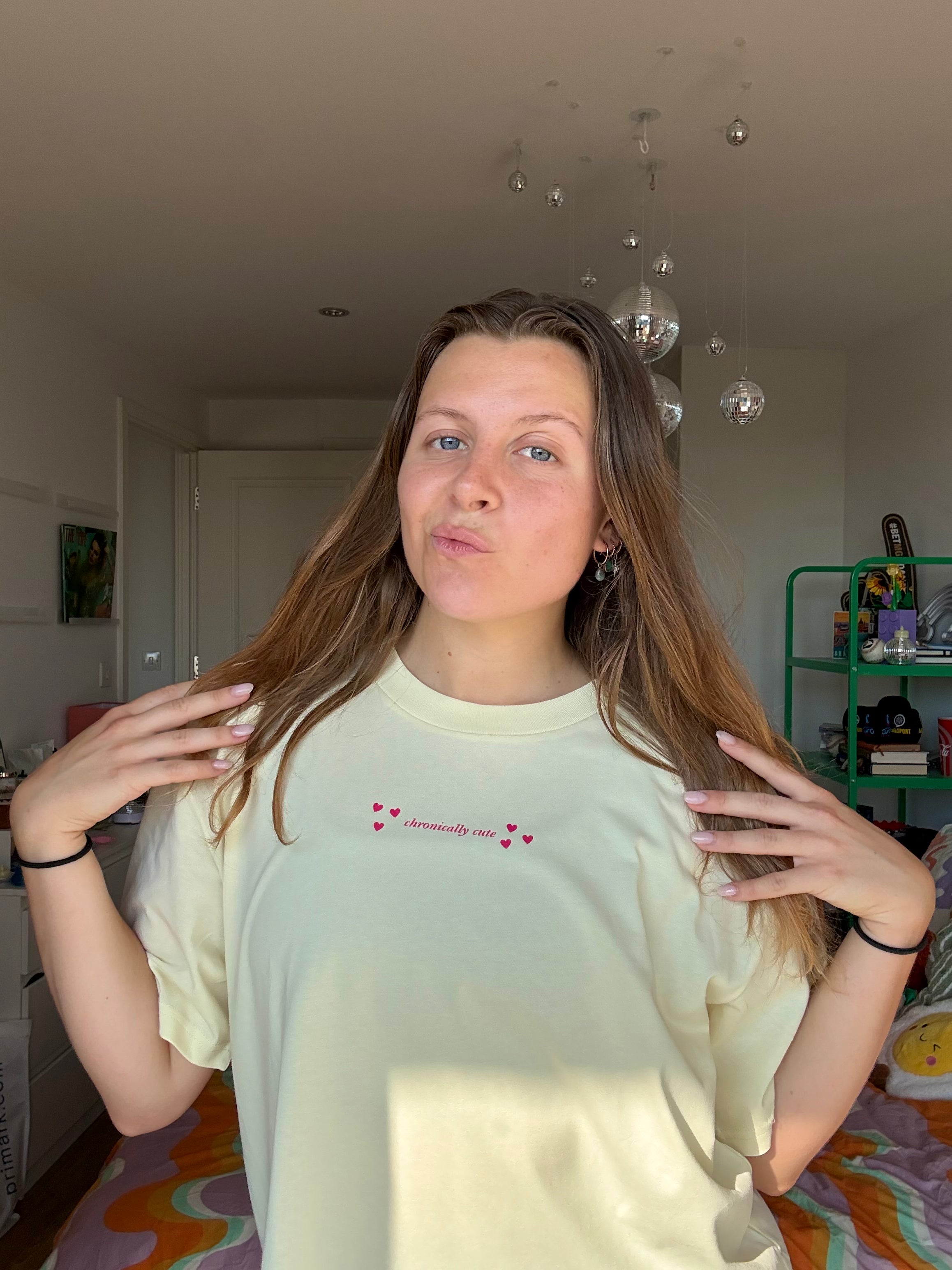 Chronically Cute Tee (Yellow)